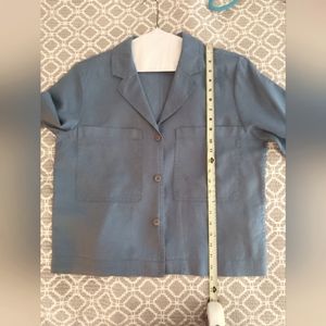 Everlane linen camp shirt